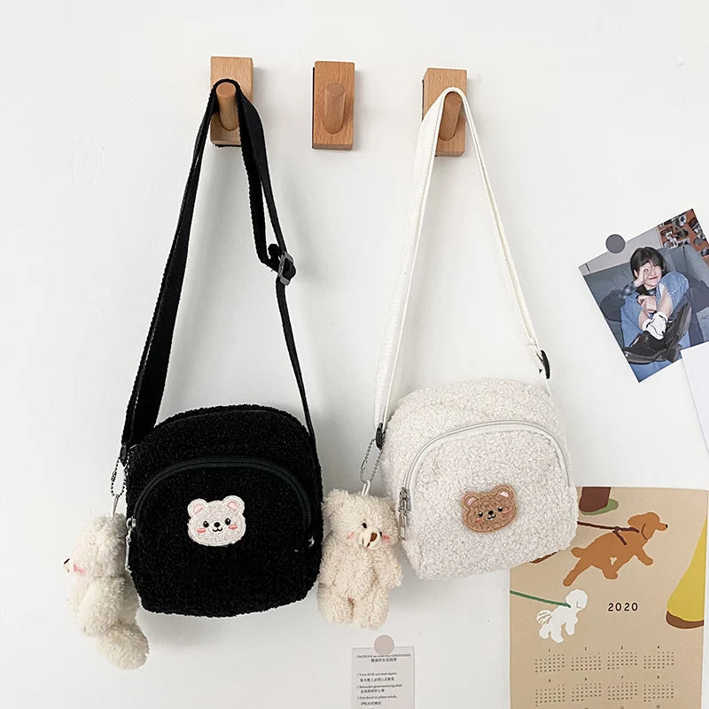 Kawaii Cute Bear Plush Shoulder Bag Bag by The Kawaii Shoppu | The Kawaii Shoppu