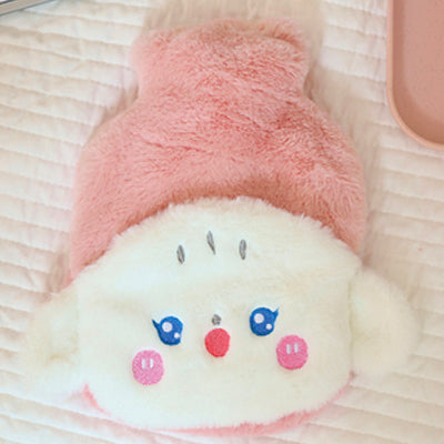 Kawaii Cute Fluffy Hot Water Bottles Pink B Home & Bathroom by The Kawaii Shoppu | The Kawaii Shoppu