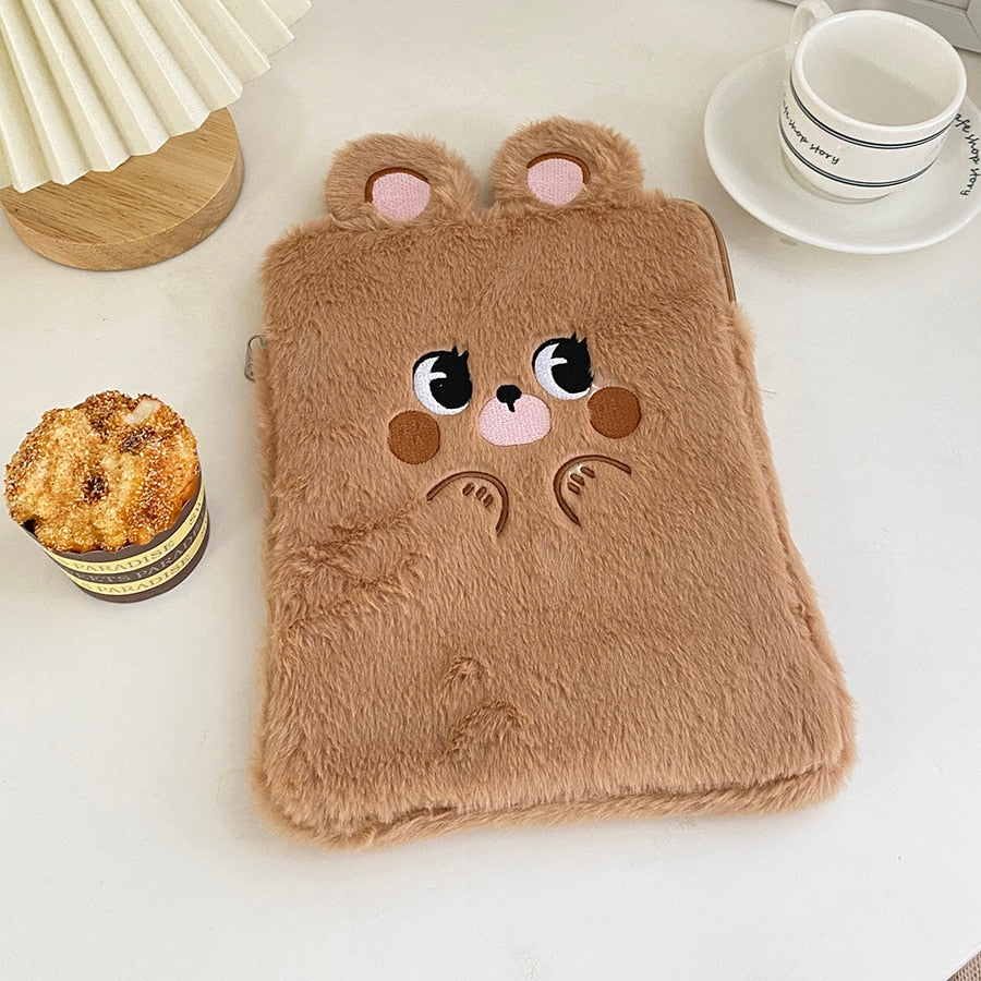 Kawaii Cute Furry Friend iPad Pro 11 Case Brown 11 inch Home & Kitchen by The Kawaii Shoppu | The Kawaii Shoppu