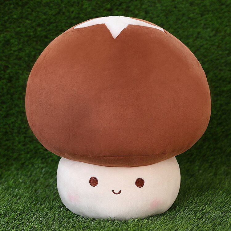 Kawaii Cute Mochi Mushroom Plushie Auburn 23cm Soft Toy by The Kawaii Shoppu | The Kawaii Shoppu