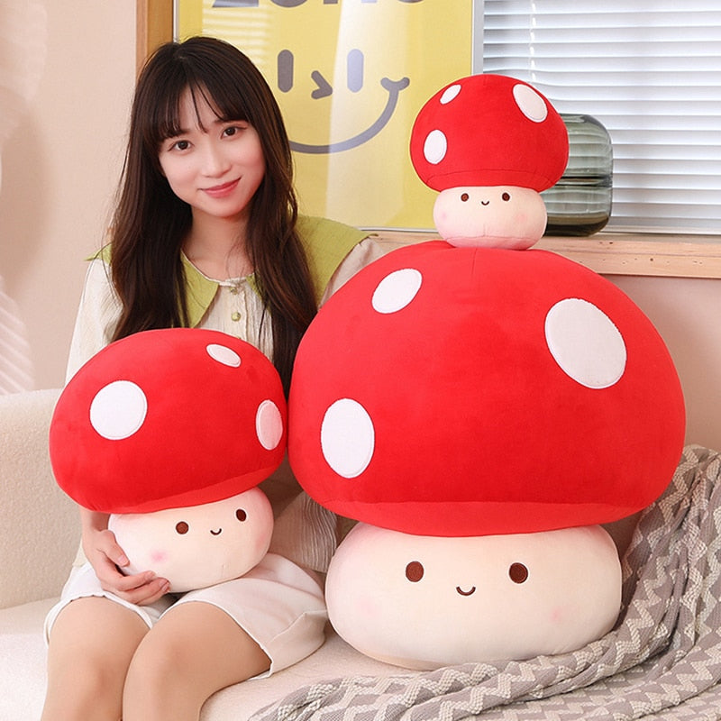 Kawaii Cute Mochi Mushroom Plushie Soft Toy by The Kawaii Shoppu | The Kawaii Shoppu