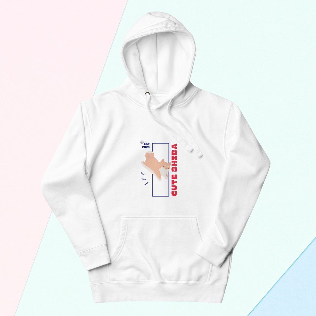 Kawaii Cute Shiba Inu Cozy Hoodie by The Kawaii Shoppu | The Kawaii Shoppu