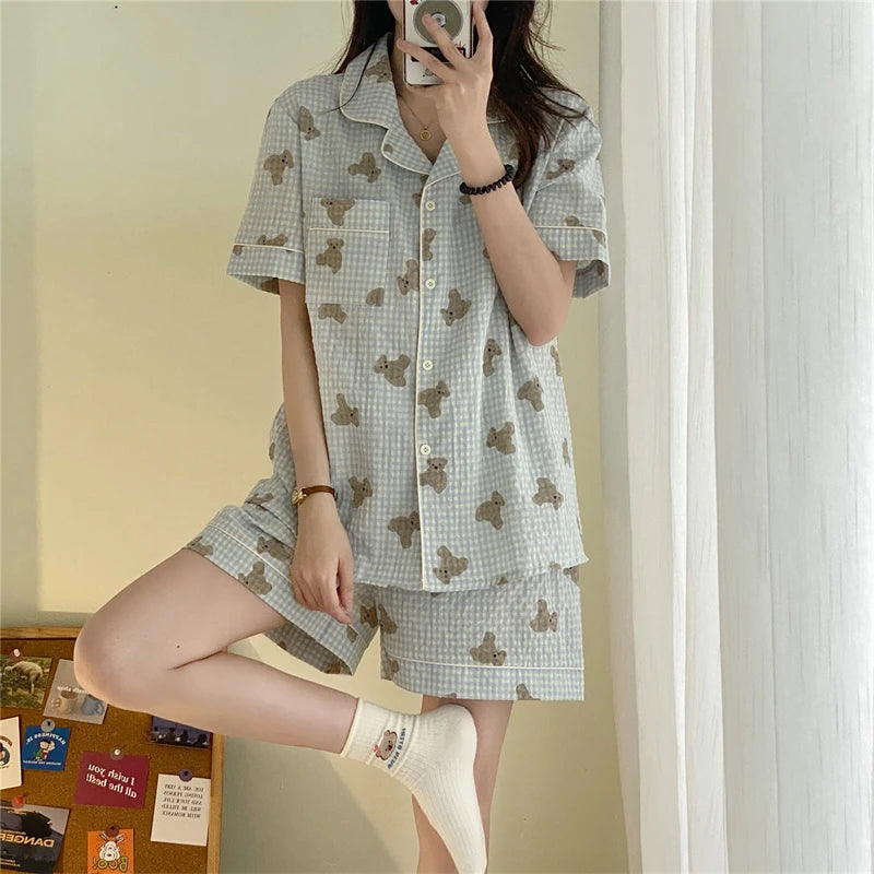 Kawaii Cute Summer Shirt / Shorts Pyjamas Clothing and Accessories by The Kawaii Shoppu | The Kawaii Shoppu