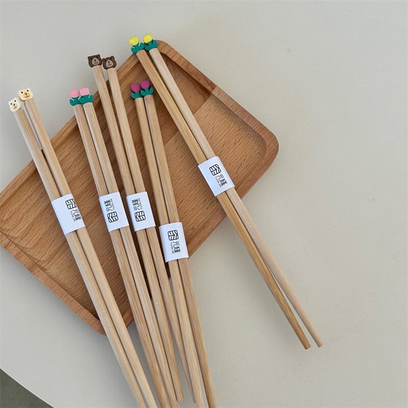 Kawaii Cute Wooden Chopsticks Home & Kitchen by The Kawaii Shoppu | The Kawaii Shoppu