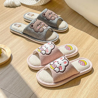 Kawaii Friend Cute Home Summer Open Toe Slippers