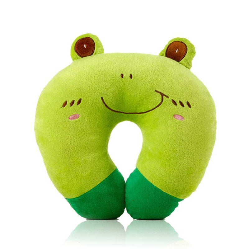 Kawaii Friend U Shaped Travel / Sleep Pillow frog Soft Toy by The Kawaii Shoppu | The Kawaii Shoppu