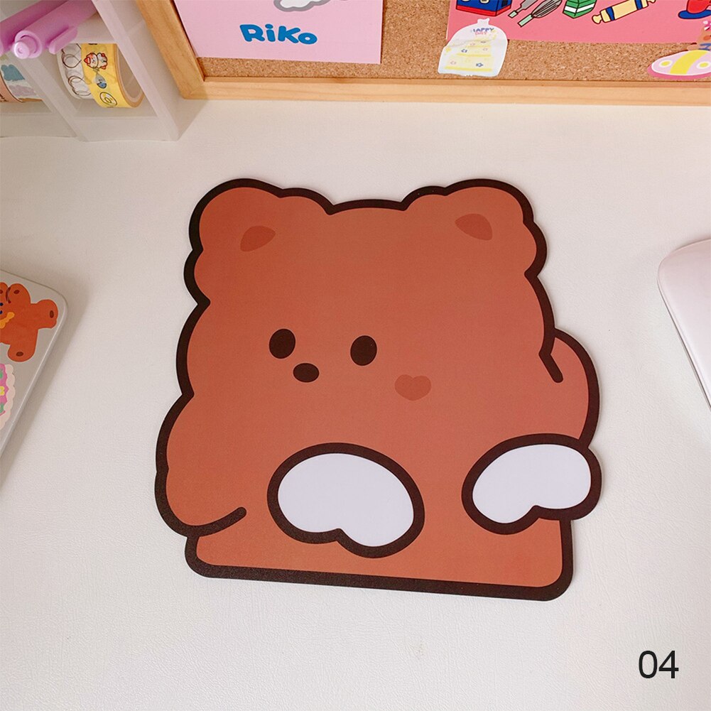 Kawaii Friends Pastel Party Desk Mouse Pad Bear Angel Home Decor by The Kawaii Shoppu | The Kawaii Shoppu