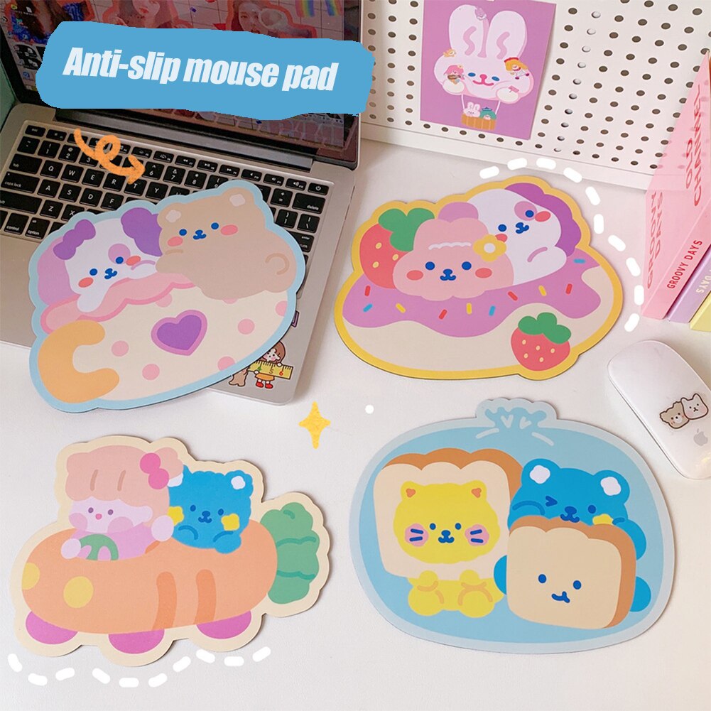 Kawaii Friends Pastel Party Desk Mouse Pad Home Decor by The Kawaii Shoppu | The Kawaii Shoppu