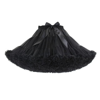 Kawaii Girl Adjustable Draw String Petticoat S - XXL black 40cm Clothing and Accessories The Kawaii Shoppu