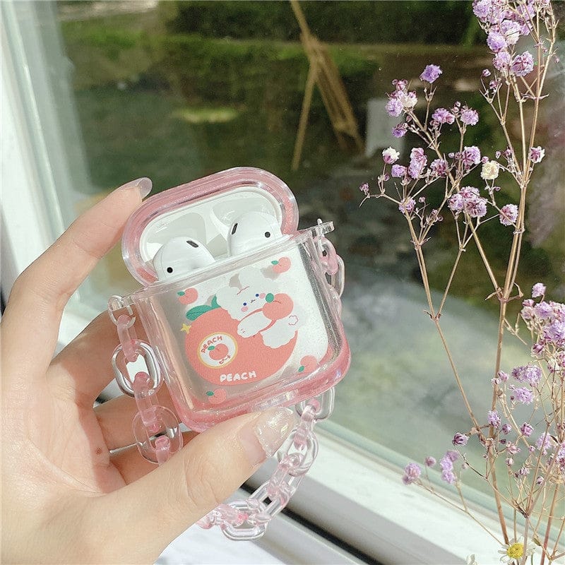 Kawaii Glitter Airpods Case Chains 1/2/Pro Accessory The Kawaii Shoppu