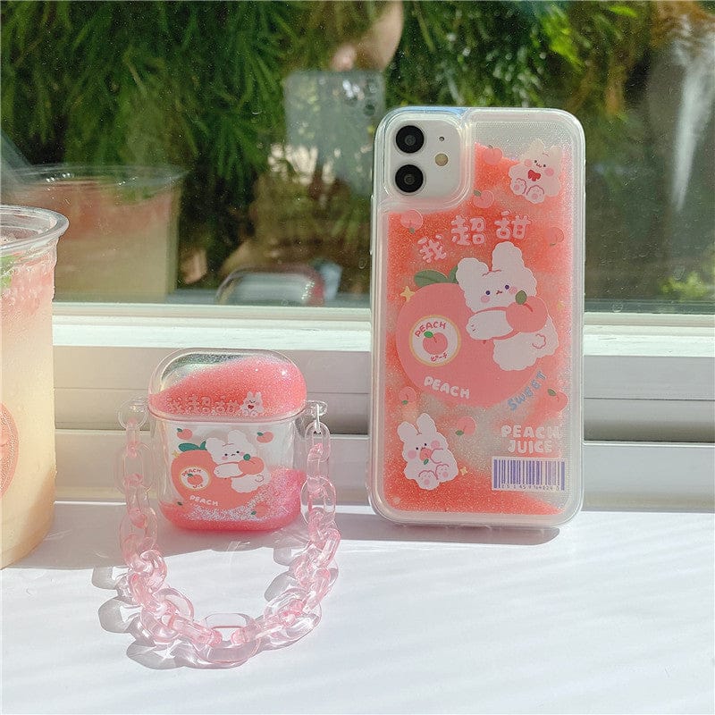 Kawaii Glitter Airpods Case Chains 1/2/Pro Accessory The Kawaii Shoppu