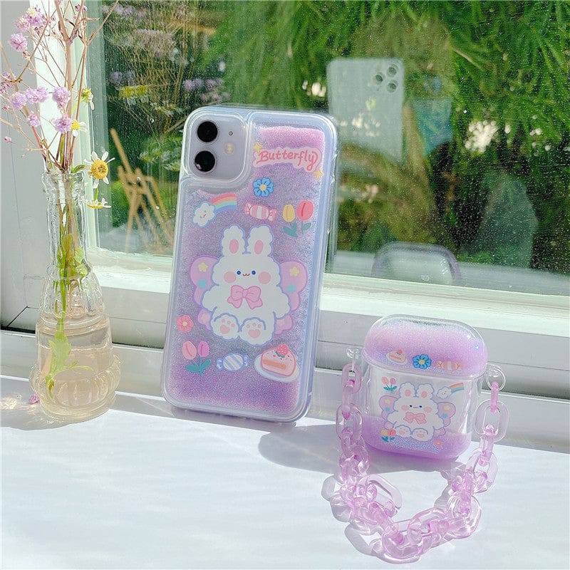 Kawaii Glitter Airpods Case Chains 1/2/Pro Accessory The Kawaii Shoppu