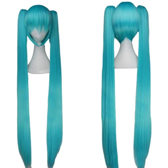 Kawaii Halloween - Anime Miku 01 Blue / Sakura / Witch Cosplay Outfit Blue Wig One Size Clothing and Accessories by The Kawaii Shoppu | The Kawaii Shoppu