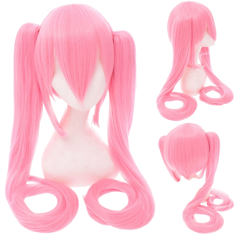 Kawaii Halloween - Anime Miku 01 Blue / Sakura / Witch Cosplay Outfit Pink Wig One Size Clothing and Accessories by The Kawaii Shoppu | The Kawaii Shoppu