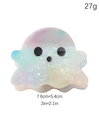 Kawaii Halloween Ghost Hair Claw Clip