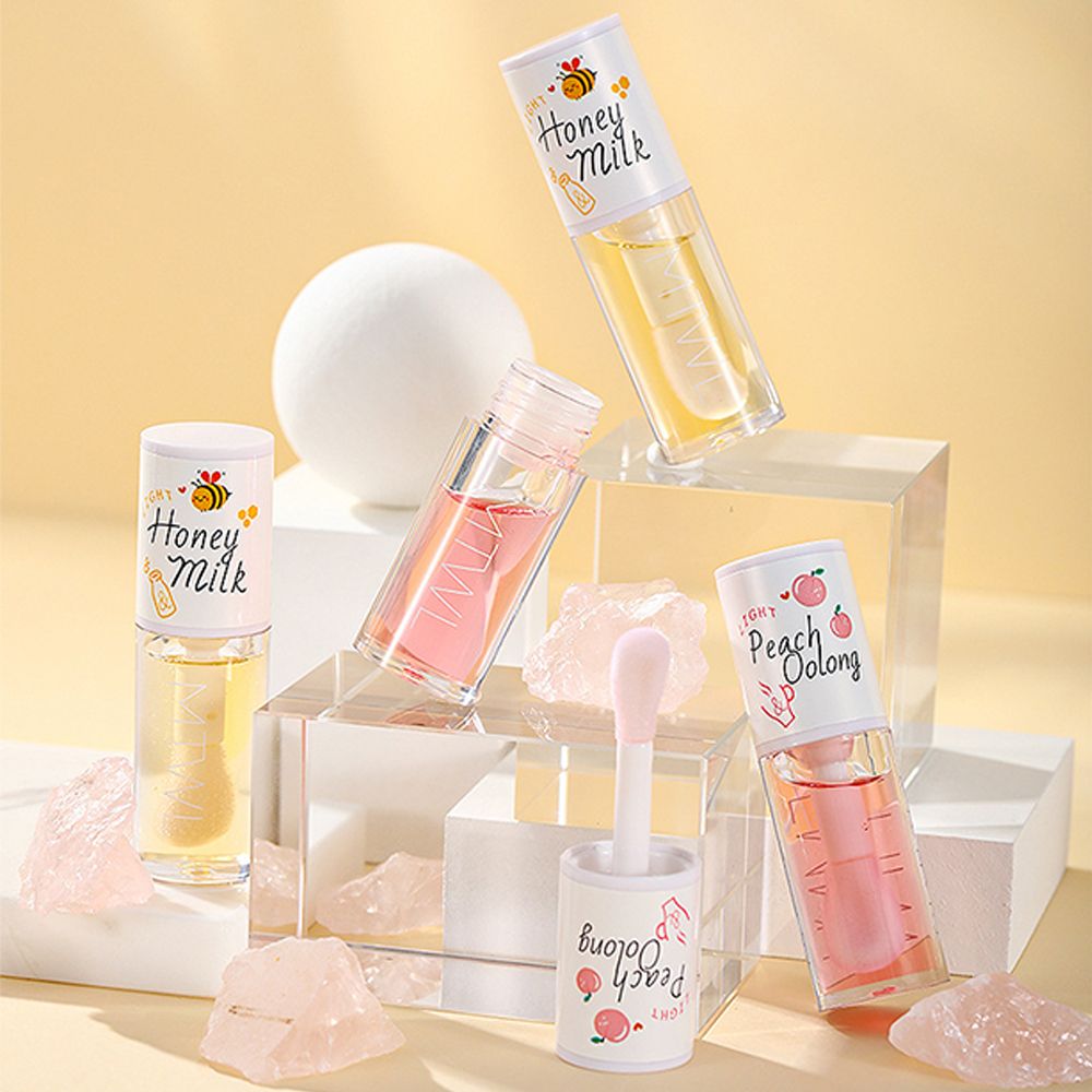 Kawaii Honey Peach Oolong Lip Oil makeup by The Kawaii Shoppu | The Kawaii Shoppu