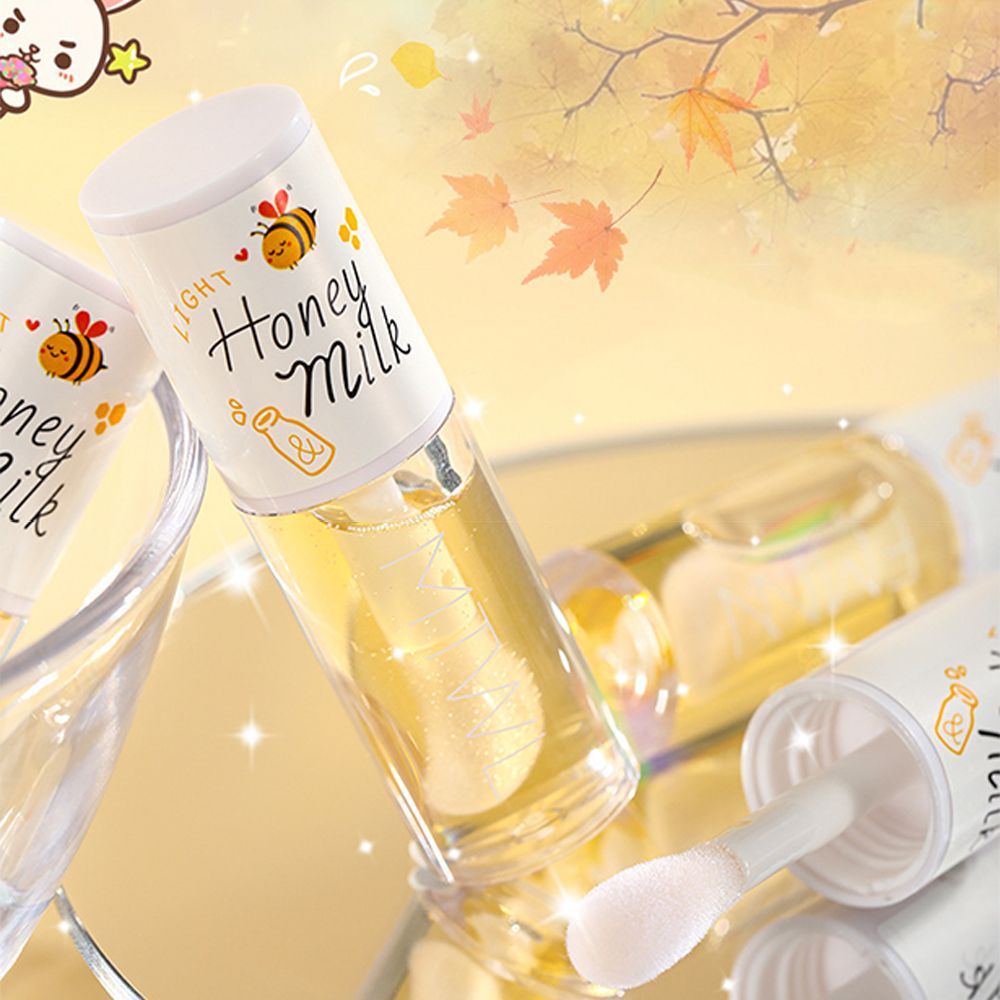 Kawaii Honey Peach Oolong Lip Oil makeup by The Kawaii Shoppu | The Kawaii Shoppu