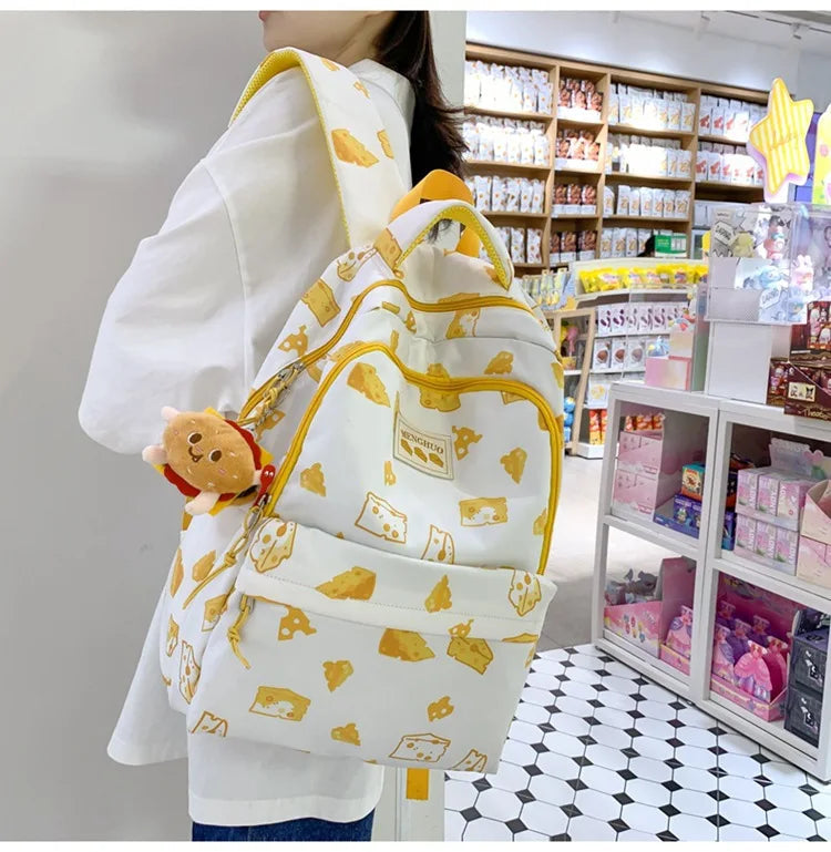 Kawaii INS Cute Print Backpack Bag by The Kawaii Shoppu | The Kawaii Shoppu