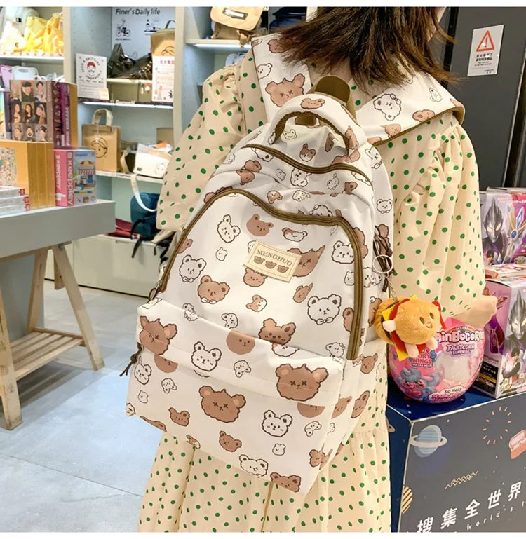 Kawaii INS Cute Print Backpack Bag by The Kawaii Shoppu | The Kawaii Shoppu