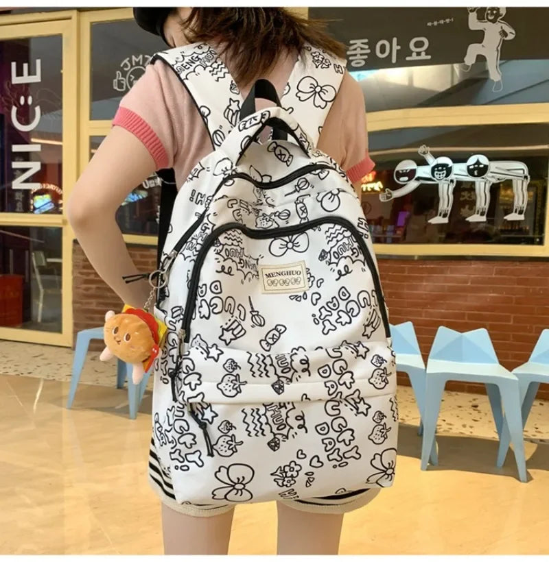 Kawaii INS Cute Print Backpack Bag by The Kawaii Shoppu | The Kawaii Shoppu