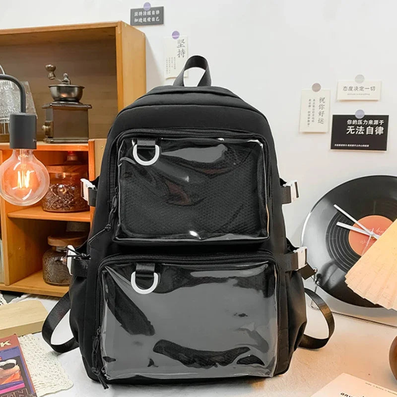 Kawaii Ita Clear Pocket Backpack