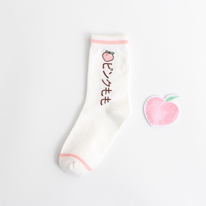 Kawaii Japanese Fruit Ankle Socks B Clothing and Accessories by The Kawaii Shoppu | The Kawaii Shoppu