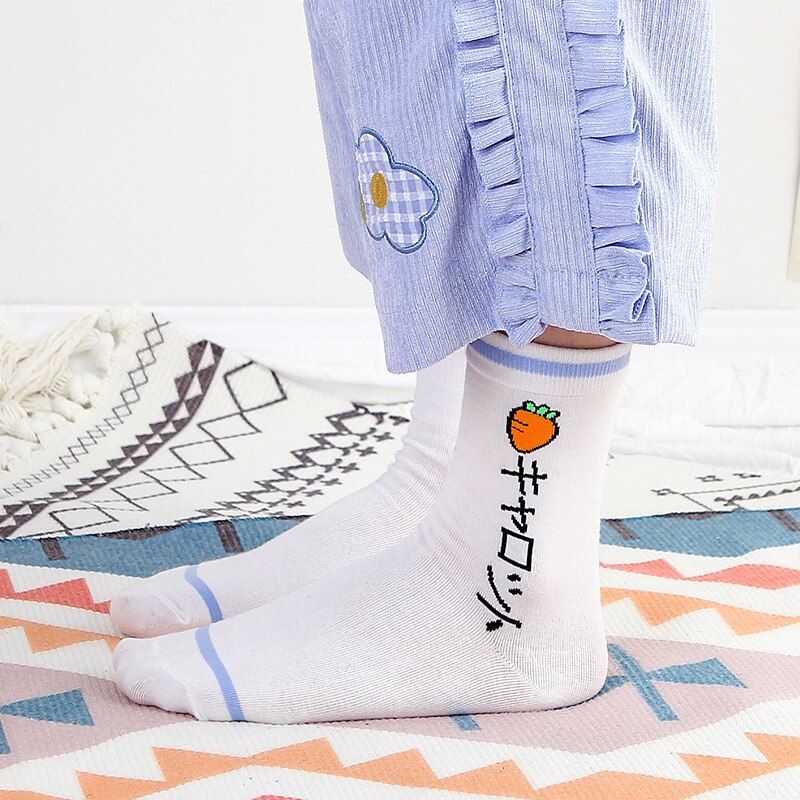 Kawaii Japanese Fruit Ankle Socks Clothing and Accessories by The Kawaii Shoppu | The Kawaii Shoppu