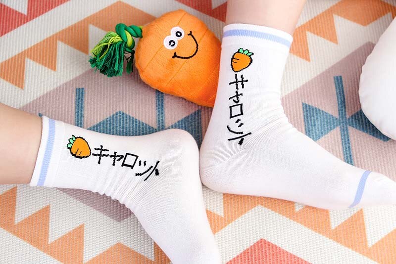 Kawaii Japanese Fruit Ankle Socks Clothing and Accessories by The Kawaii Shoppu | The Kawaii Shoppu