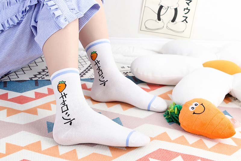 Kawaii Japanese Fruit Ankle Socks Clothing and Accessories by The Kawaii Shoppu | The Kawaii Shoppu