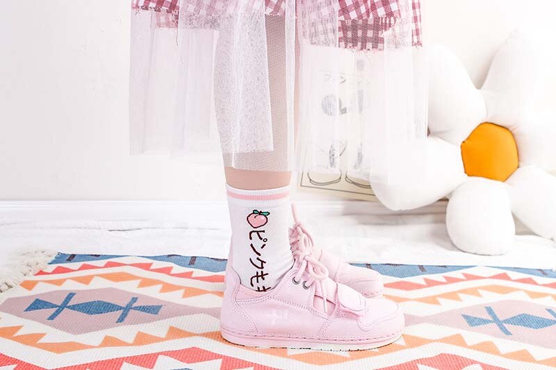 Kawaii Japanese Fruit Ankle Socks Clothing and Accessories by The Kawaii Shoppu | The Kawaii Shoppu