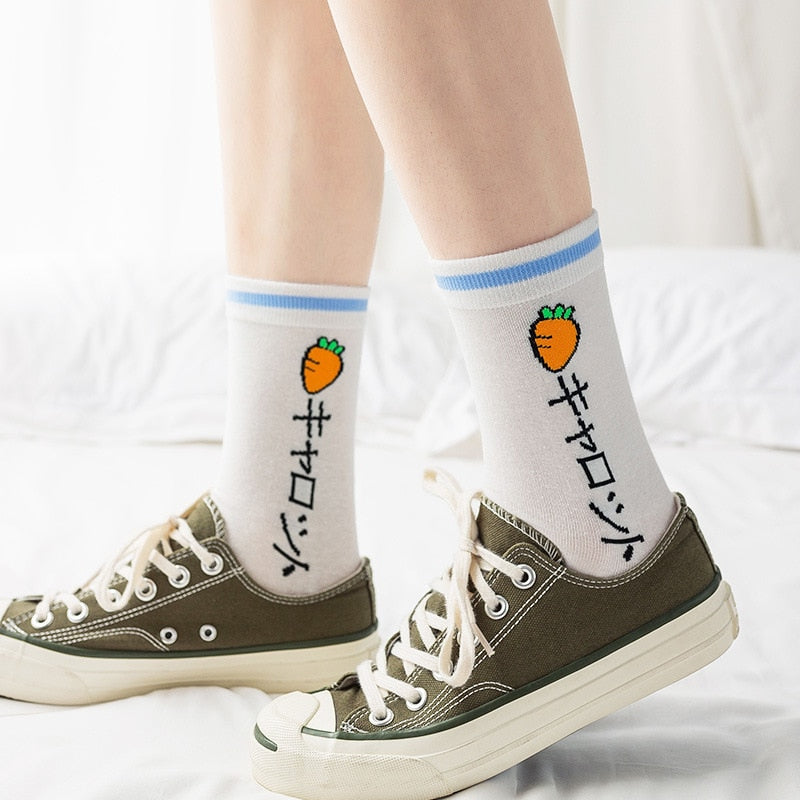 Kawaii Japanese Fruit Ankle Socks Clothing and Accessories by The Kawaii Shoppu | The Kawaii Shoppu