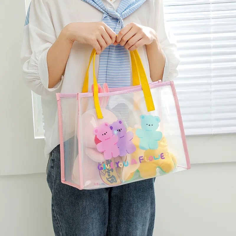 Kawaii Jelly Bear Shopping Shoulder Bags Bag by The Kawaii Shoppu | The Kawaii Shoppu