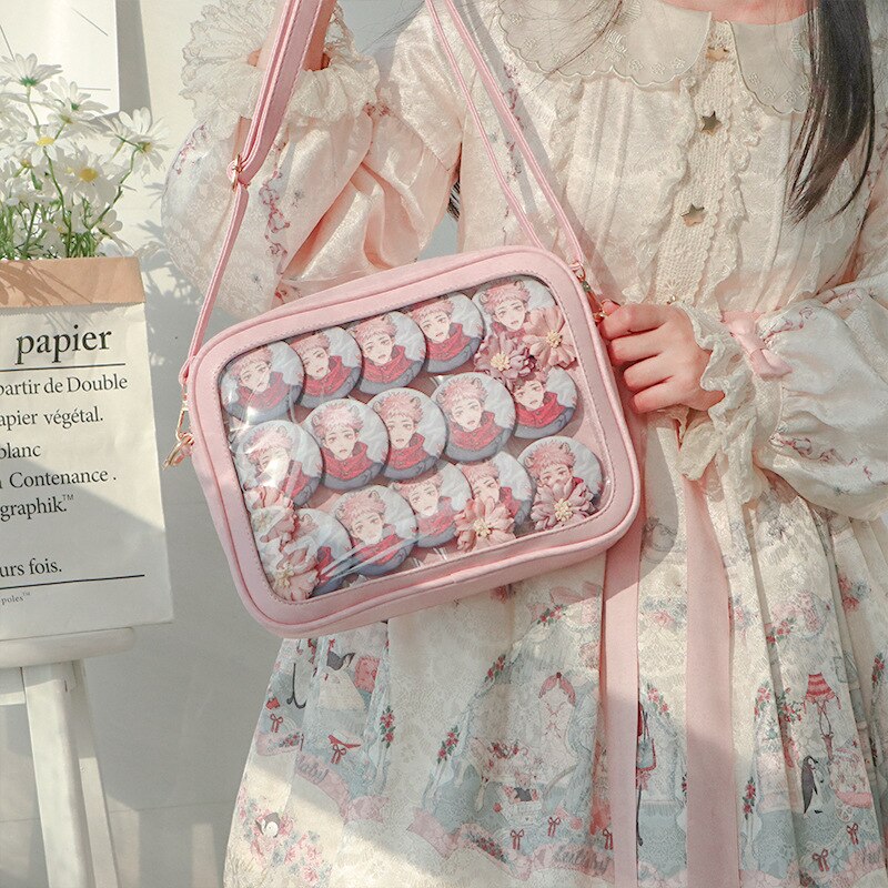 Kawaii Jelly ITA Transparent Hand Bag only bag Bags by The Kawaii Shoppu | The Kawaii Shoppu