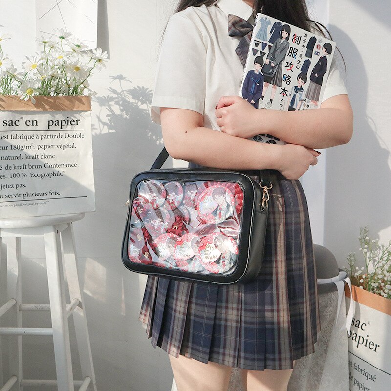 Kawaii Jelly ITA Transparent Hand Bag only bag Bags by The Kawaii Shoppu | The Kawaii Shoppu