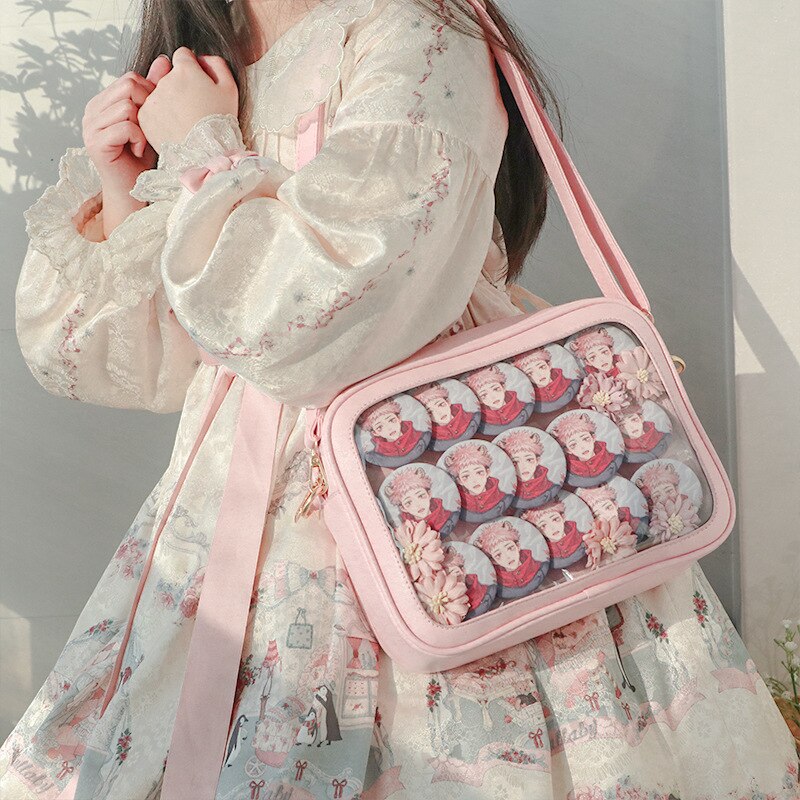 Kawaii Jelly ITA Transparent Hand Bag only bag Bags by The Kawaii Shoppu | The Kawaii Shoppu