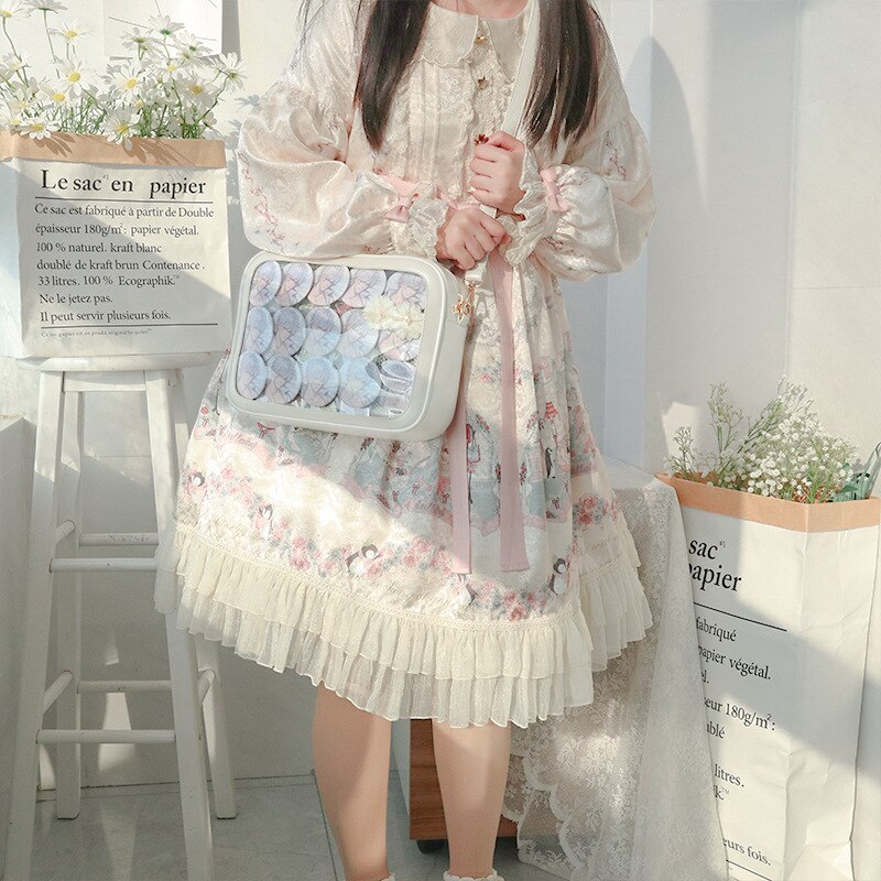 Kawaii Jelly ITA Transparent Hand Bag only bag Bags by The Kawaii Shoppu | The Kawaii Shoppu