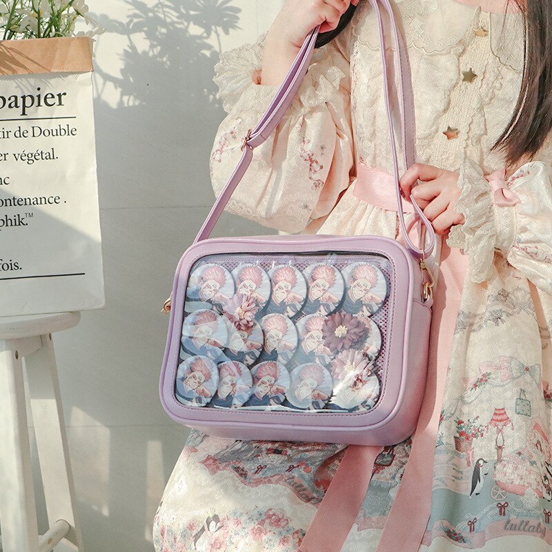 Kawaii Jelly ITA Transparent Hand Bag only bag Bags by The Kawaii Shoppu | The Kawaii Shoppu