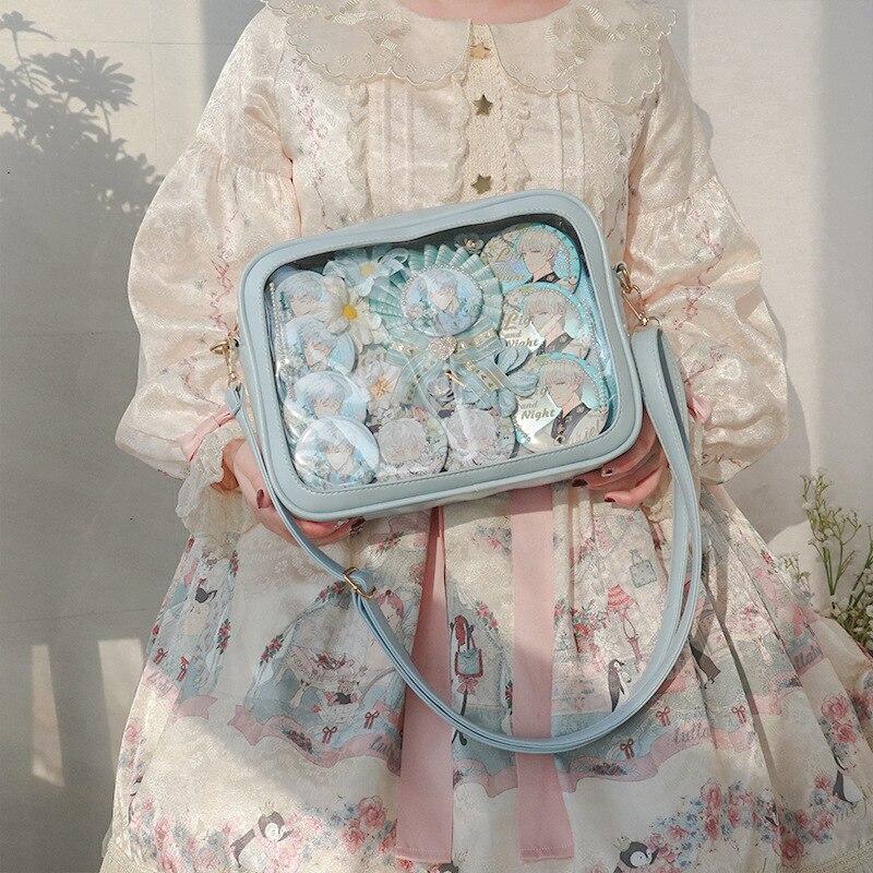 Kawaii Jelly ITA Transparent Hand Bag only bag Bags by The Kawaii Shoppu | The Kawaii Shoppu