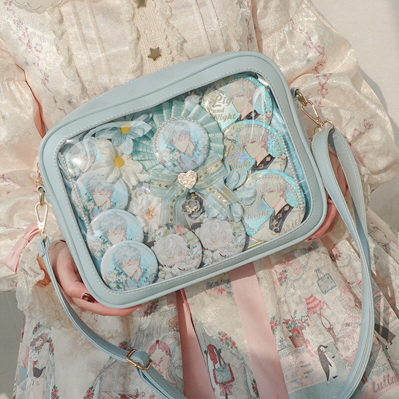 Kawaii Jelly ITA Transparent Hand Bag only bag Bags by The Kawaii Shoppu | The Kawaii Shoppu