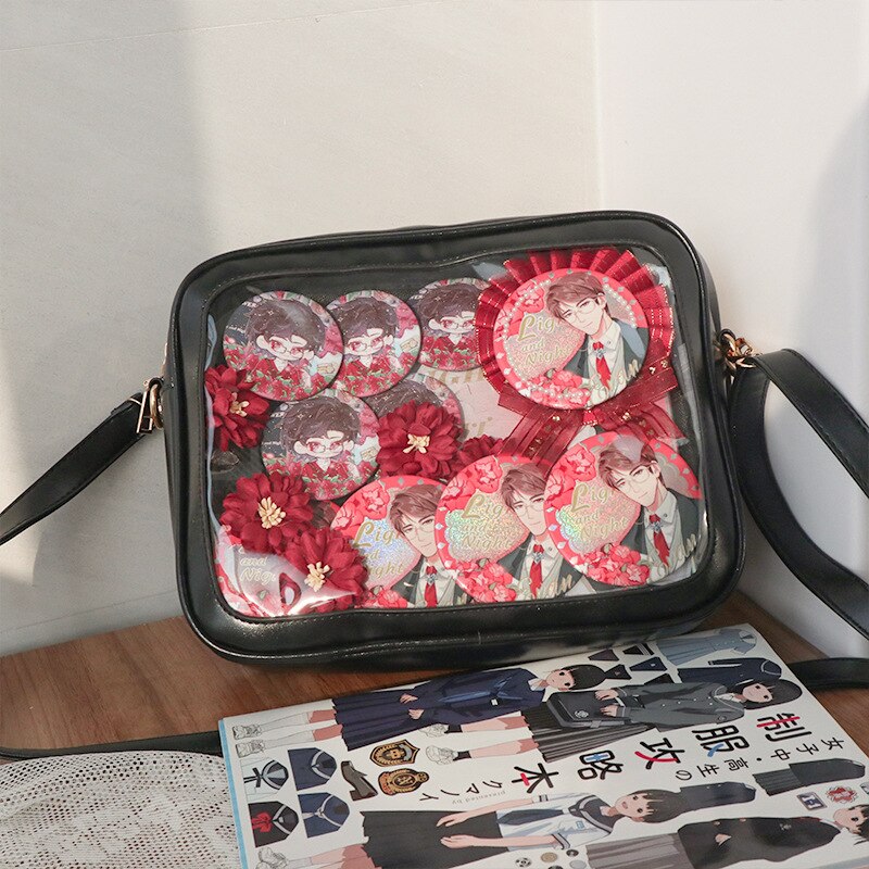 Kawaii Jelly ITA Transparent Hand Bag only bag Bags by The Kawaii Shoppu | The Kawaii Shoppu