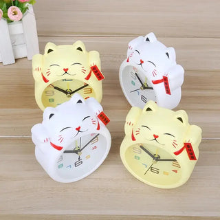 Kawaii Lucky Cat Analog Wall Clock Home Decor by The Kawaii Shoppu | The Kawaii Shoppu
