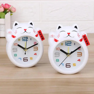 Kawaii Lucky Cat Analog Wall Clock Home Decor by The Kawaii Shoppu | The Kawaii Shoppu