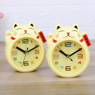 Kawaii Lucky Cat Analog Wall Clock Home Decor by The Kawaii Shoppu | The Kawaii Shoppu