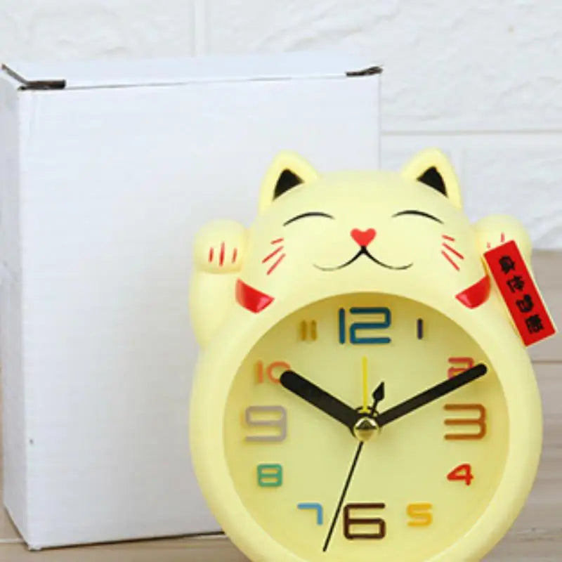 Kawaii Lucky Cat Analog Wall Clock Home Decor by The Kawaii Shoppu | The Kawaii Shoppu