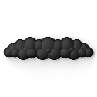 Kawaii Pastel White Cloud Keyboard Desktop Wrist Support Rest / Mouse Pad Large Black Wrist Rest Desk Supplies by The Kawaii Shoppu | The Kawaii Shoppu