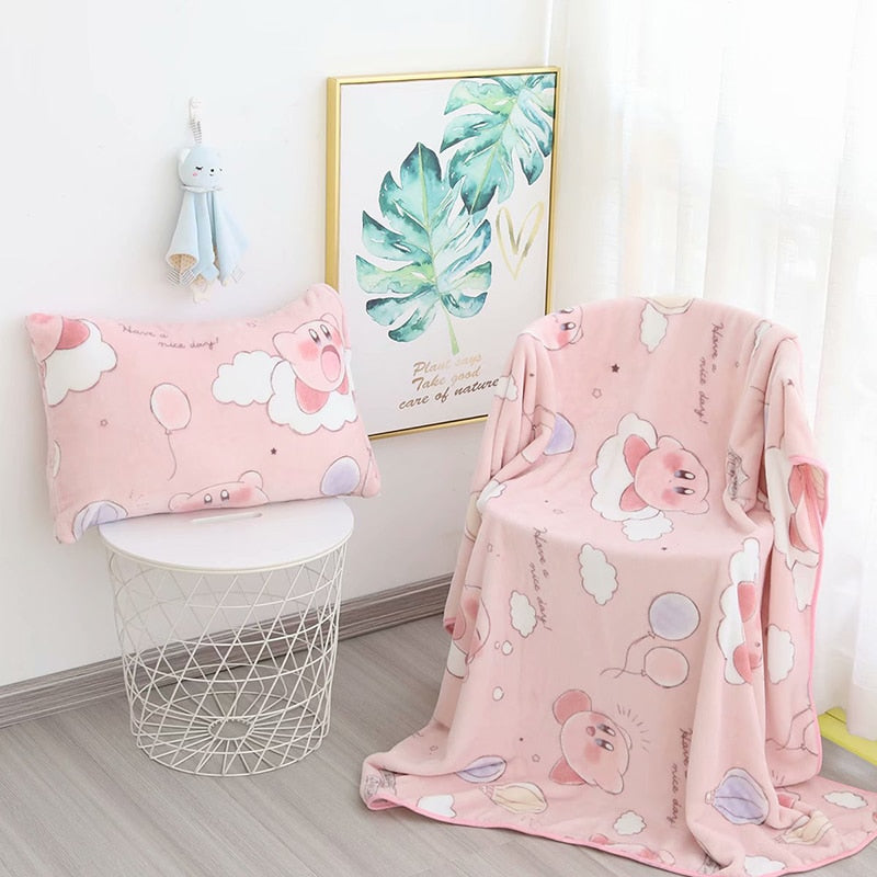 Kawaii Pink Mochi Anime Blanket Blanket by The Kawaii Shoppu | The Kawaii Shoppu