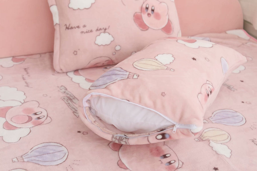 Kawaii Pink Mochi Anime Blanket Blanket by The Kawaii Shoppu | The Kawaii Shoppu