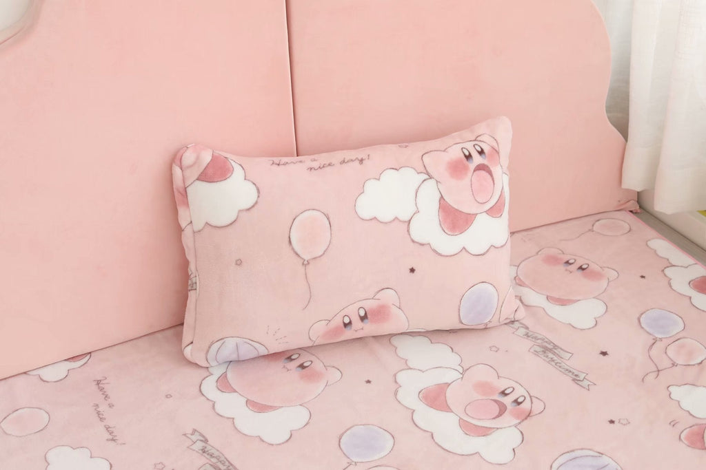 Kawaii Pink Mochi Anime Blanket Blanket by The Kawaii Shoppu | The Kawaii Shoppu