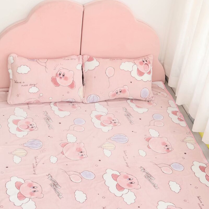 Kawaii Pink Mochi Anime Blanket Blanket by The Kawaii Shoppu | The Kawaii Shoppu