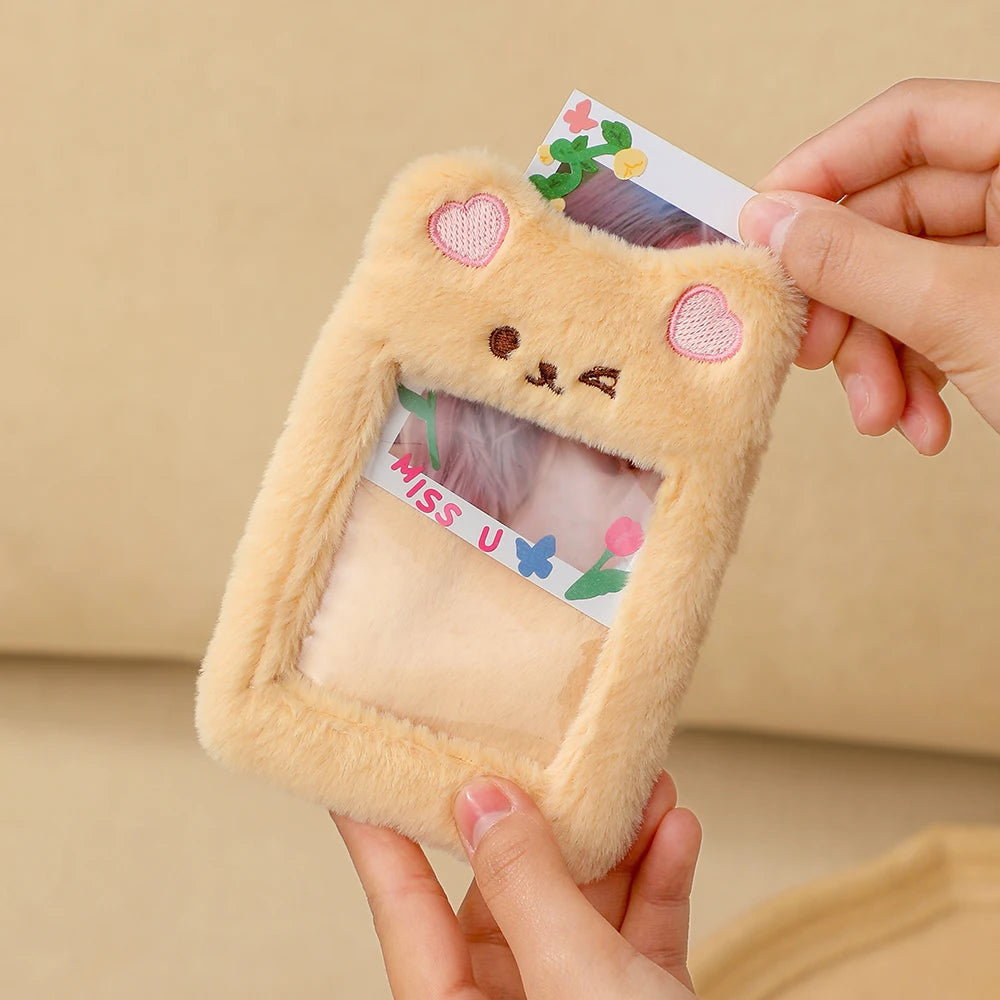 Kawaii Plush Photocard ID Holder Cute Accessories by The Kawaii Shoppu | The Kawaii Shoppu